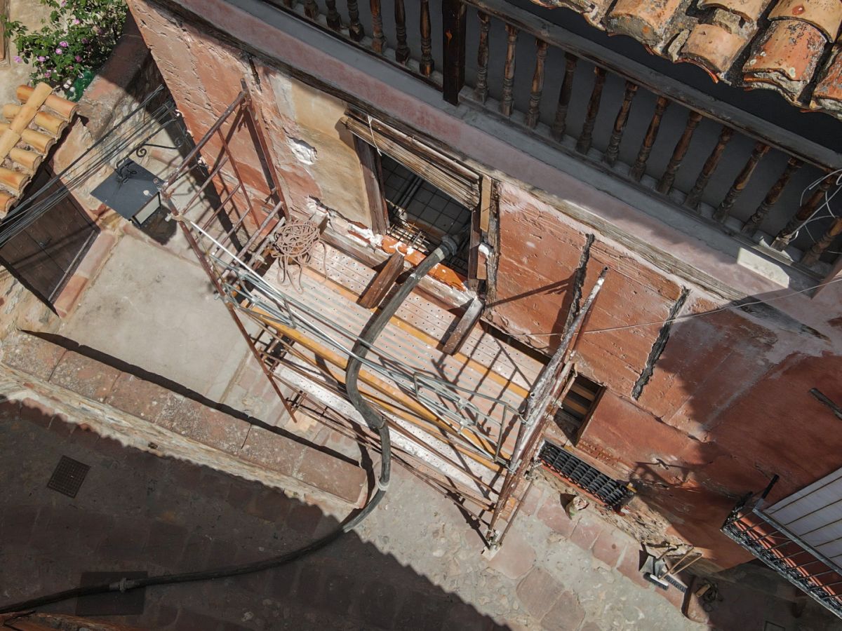 Construcción en Teruel - bombeo de hormigón